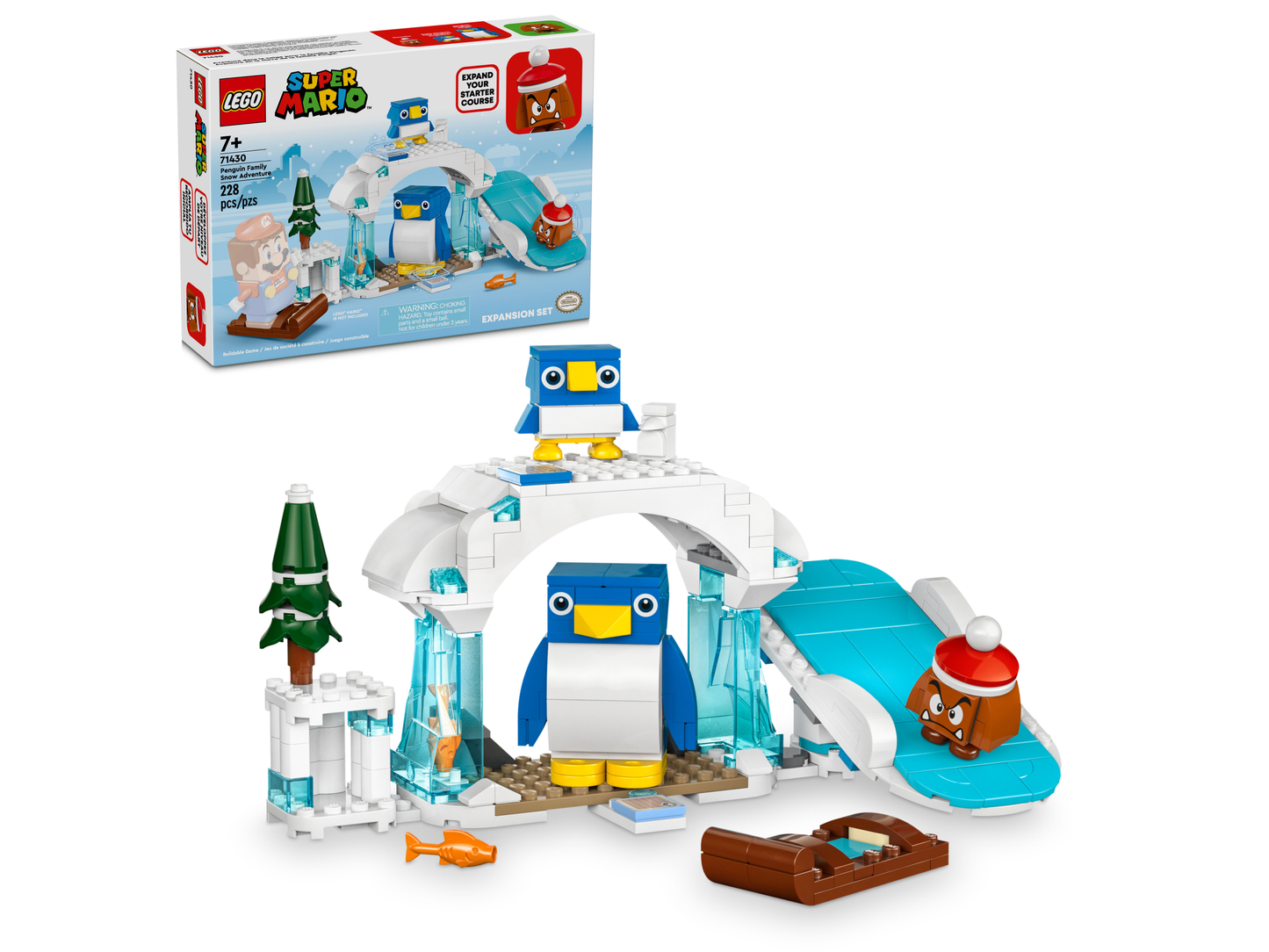 Super Mario   Penguin Family Snow Adventure Expansion Set, 228 pcs