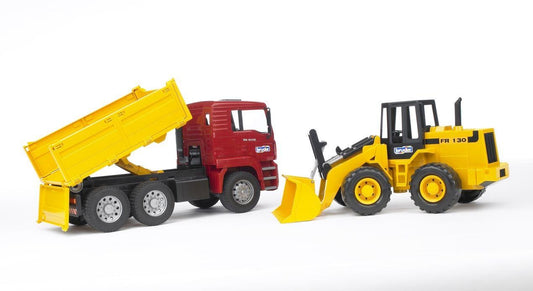 Bruder Truck & Articulated Road Loader