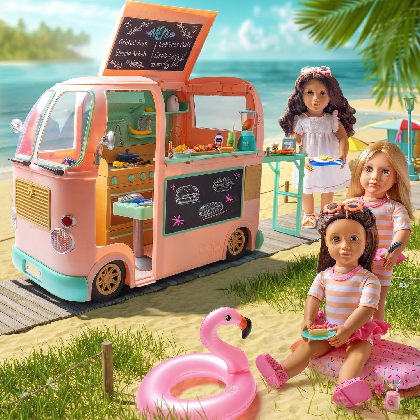 Our Generation-Food Truck Vehicle Playset