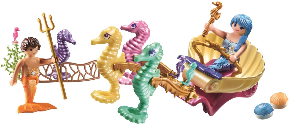 Playmobil Mermaid with Seahorse Carriage