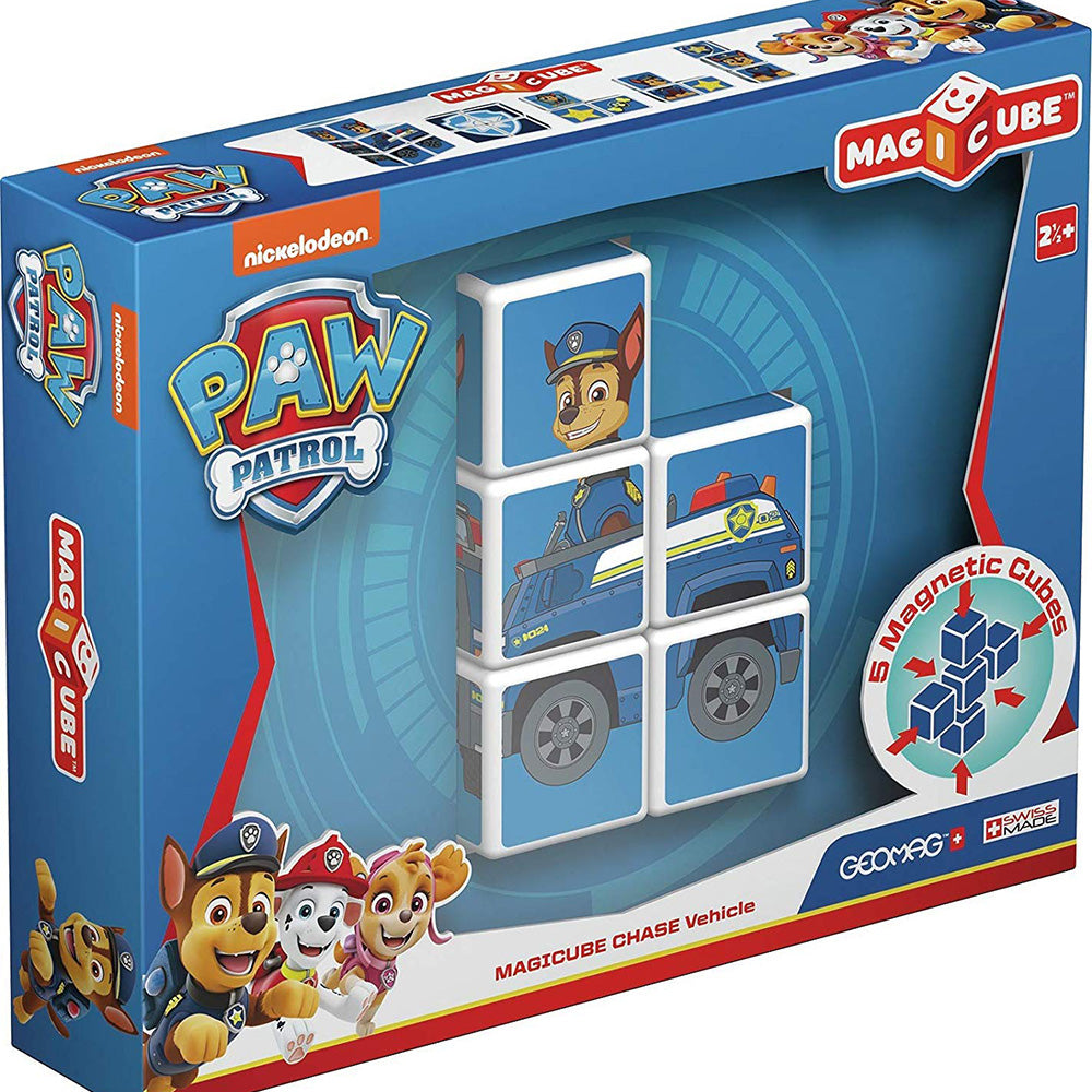 Geomag, Magicube Paw Patrol Marshall, Rubble, Chase