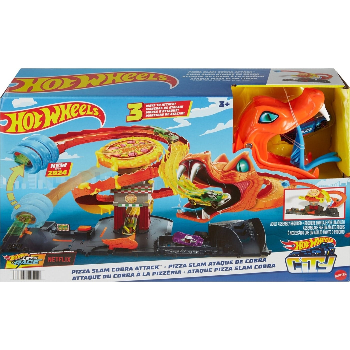 Mattel Hot Wheels City Pizza Shop Cobra