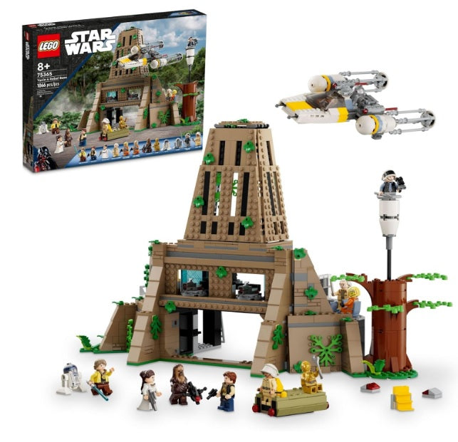 Lego brick-built Yavin 4 Rebel Base 1067 Pcs
