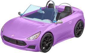 Barbie Doll And Purple Convertible Vehicle