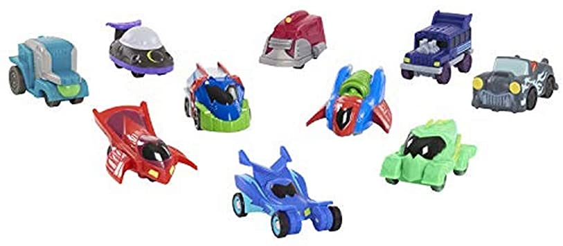 PJ Masks Night Time Micros Deluxe Vehicle Set