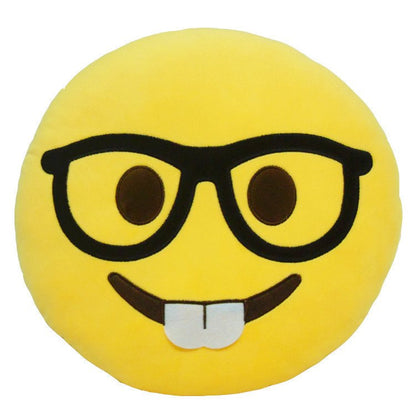 Nerd Emoji Microbead Pillow