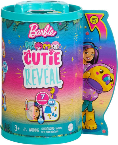 Barbie Cutie Reveal Chelsea Doll Jungle Series