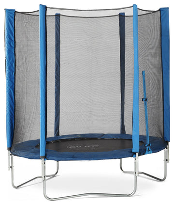 Plum Trampoline And Enclosure - Blue