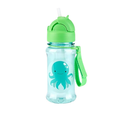 Skip Hop Water Bottle With Straw - Octopus