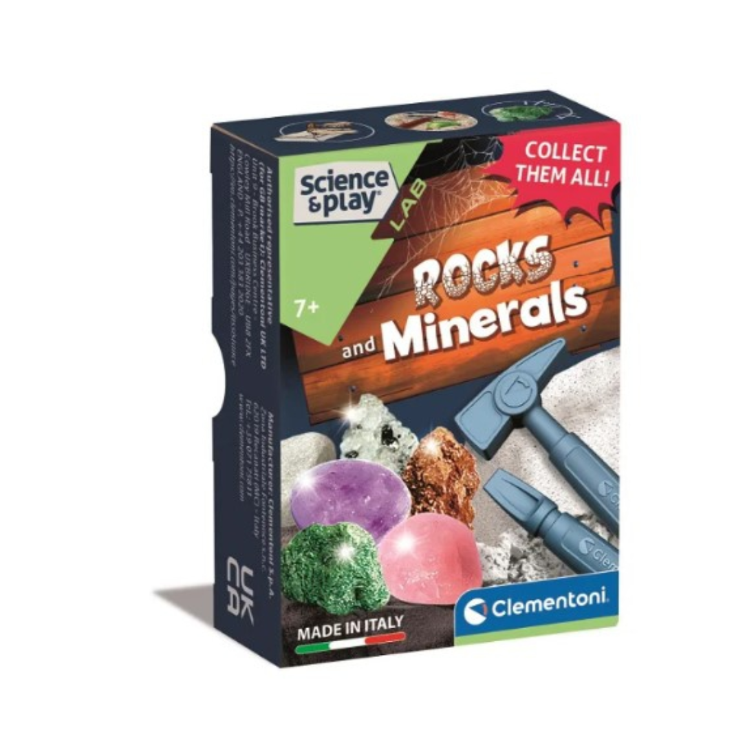 Manefest Lab Rocks Clementoni Science & Play Rocks & Minerals – joueclublb