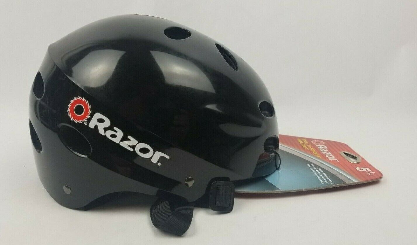 RAZOR CHILD HELMET GLOSS BLACK V-17
