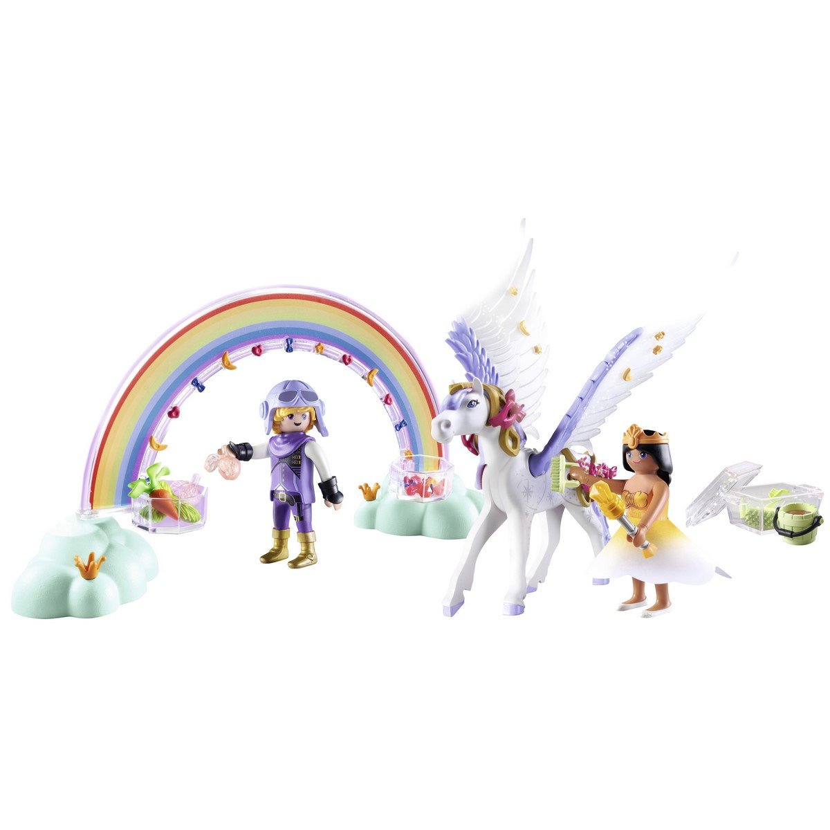 Playmobil Pegasus with Rainbow in the Clouds