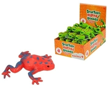 Stretchy Beanie Strawberry Frog Assorted