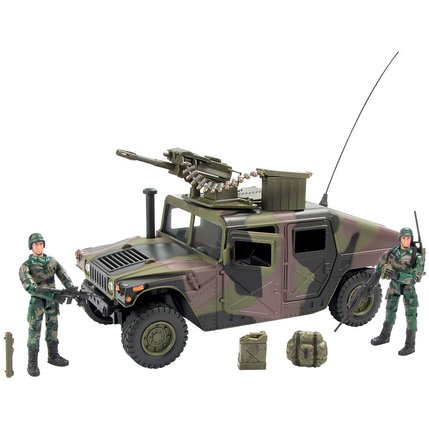 Military With Humvee