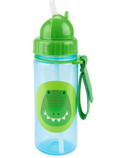 Straw Bottle - Crocodile