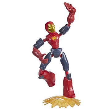 Hasbro Avengers Bend And Flex Ice Mission Figure Iron Man