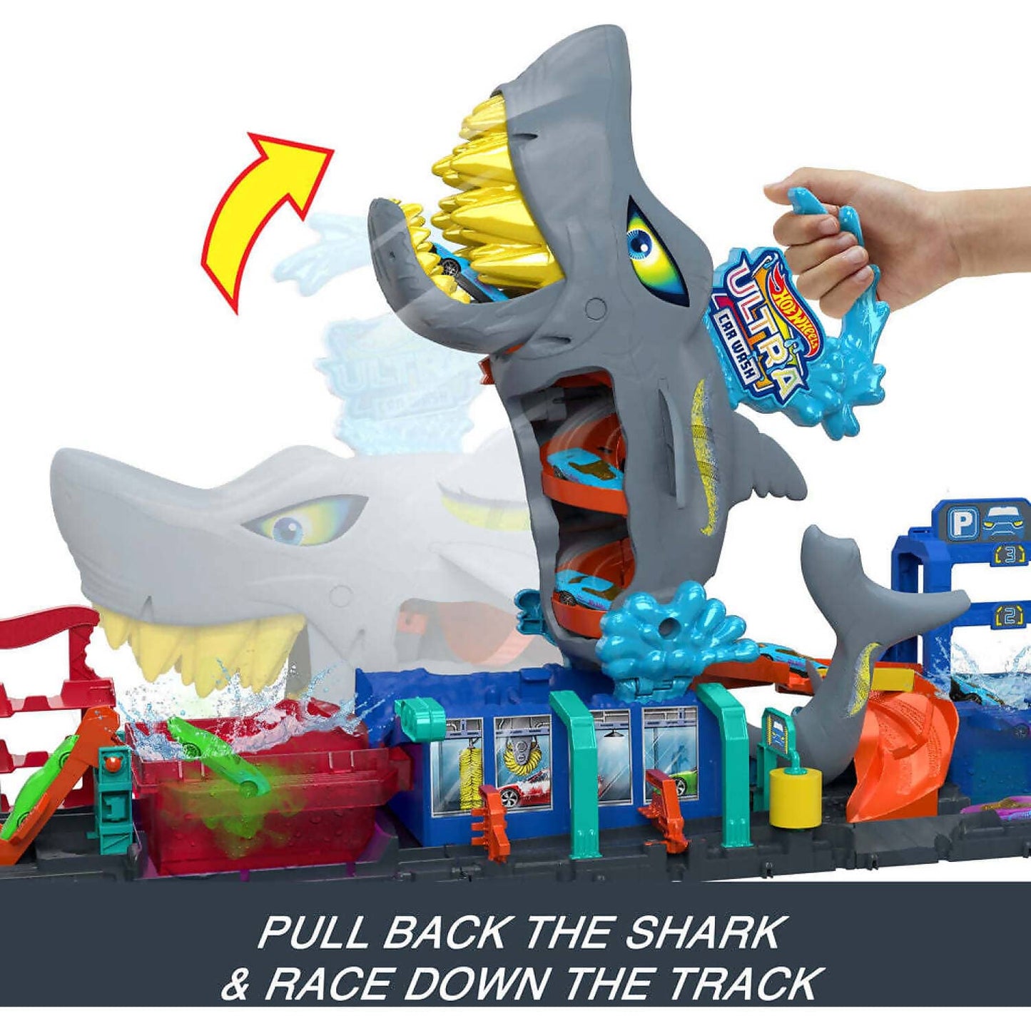 Hotwheels City Ultra Shark Car Wash