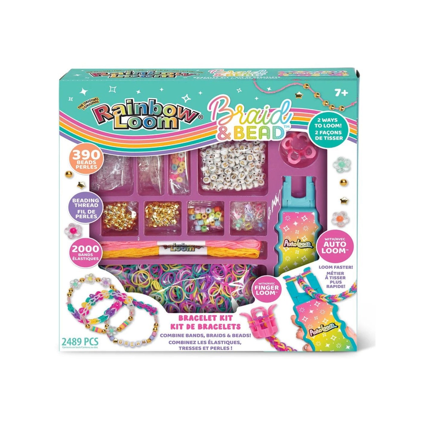 Rainbow Loom Braid & Bead