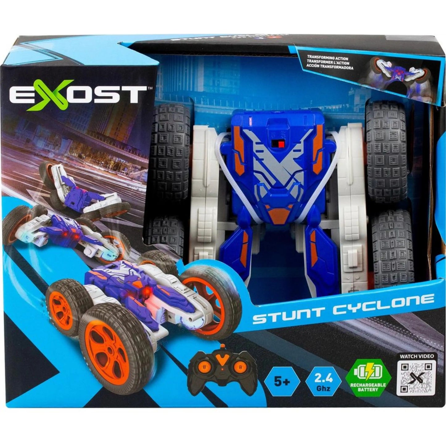 Silverlit Rc Stunt Cyclone Car