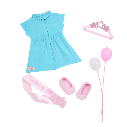 Our Generation Anita Birthday Fashion Doll With Balloons