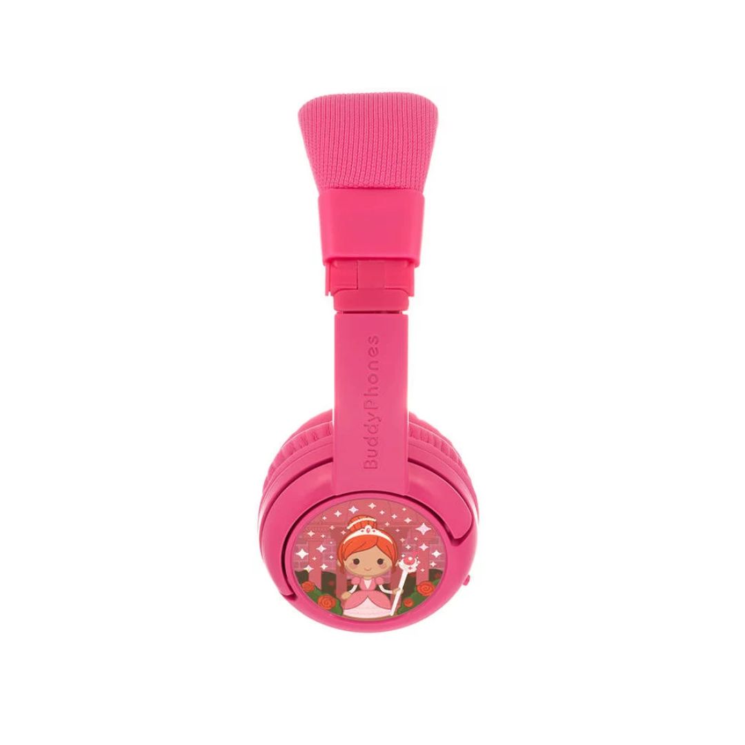 BuddyPhones PlayPlus Wireless Headphones Pink