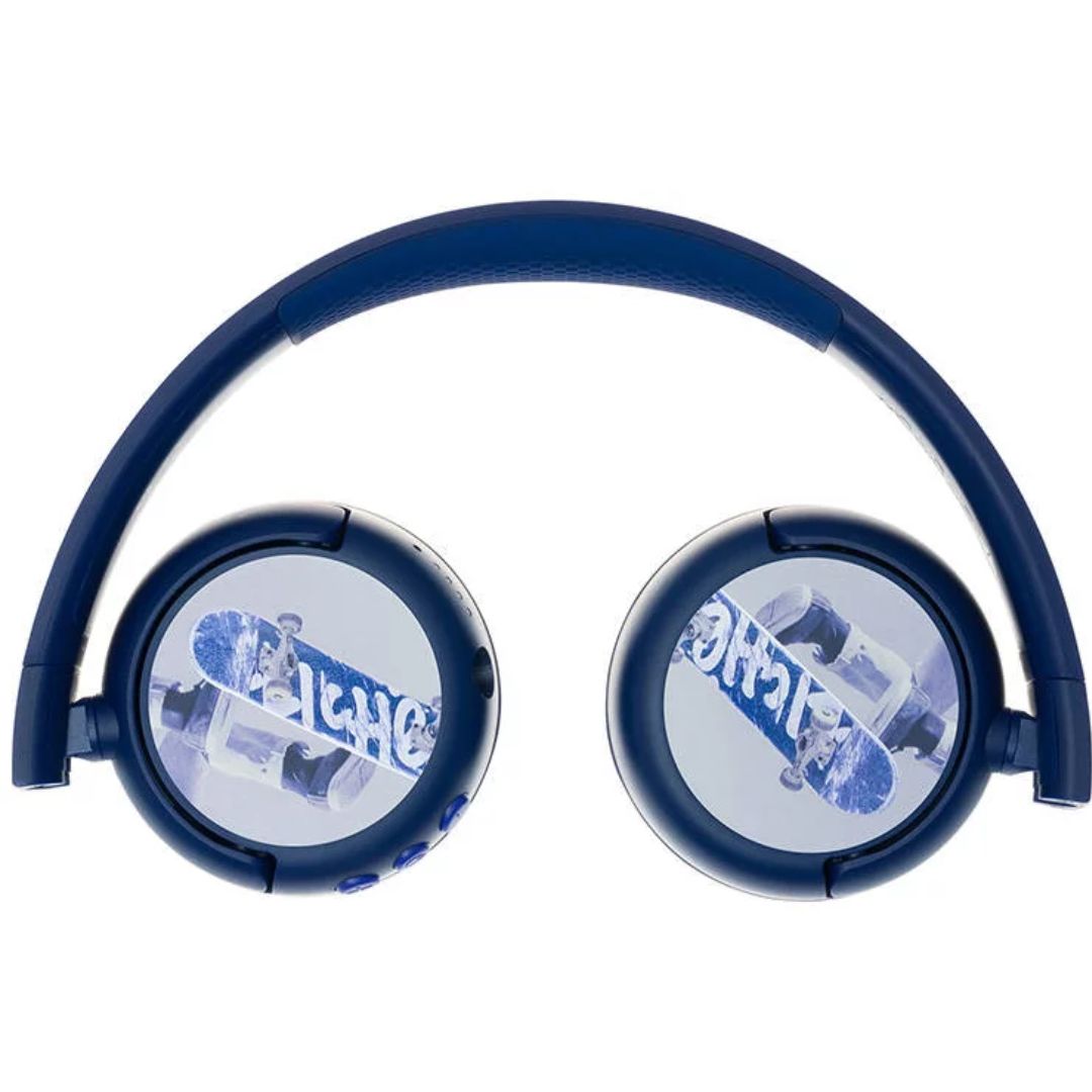 BuddyPhones POPFun Wireless Headphones Deep Blue