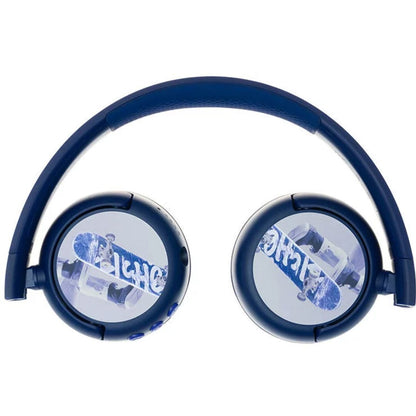 BuddyPhones POPFun Wireless Headphones Deep Blue