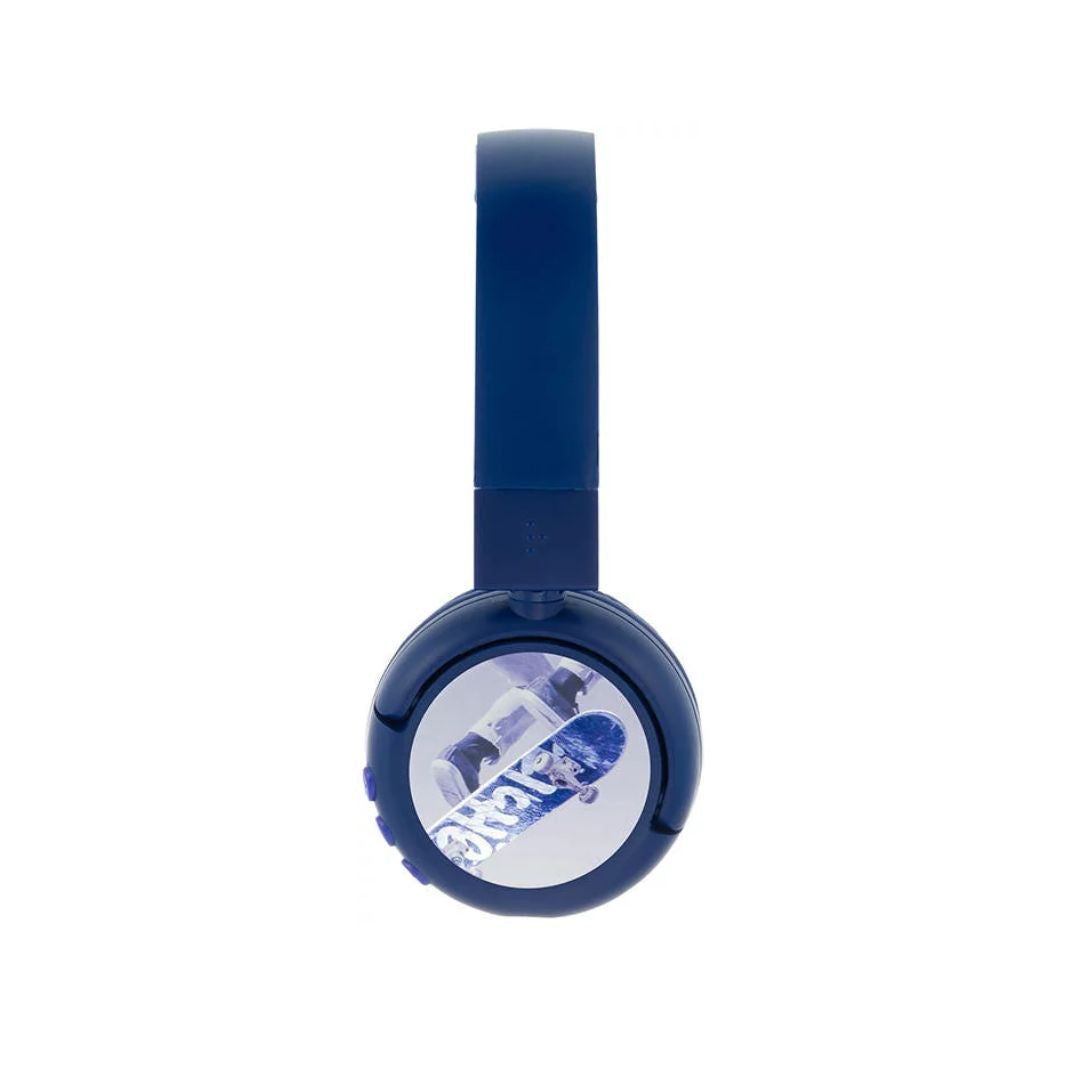 BuddyPhones POPFun Wireless Headphones Deep Blue