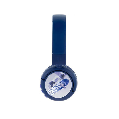 BuddyPhones POPFun Wireless Headphones Deep Blue