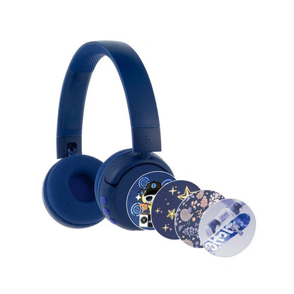 BuddyPhones POPFun Wireless Headphones Deep Blue