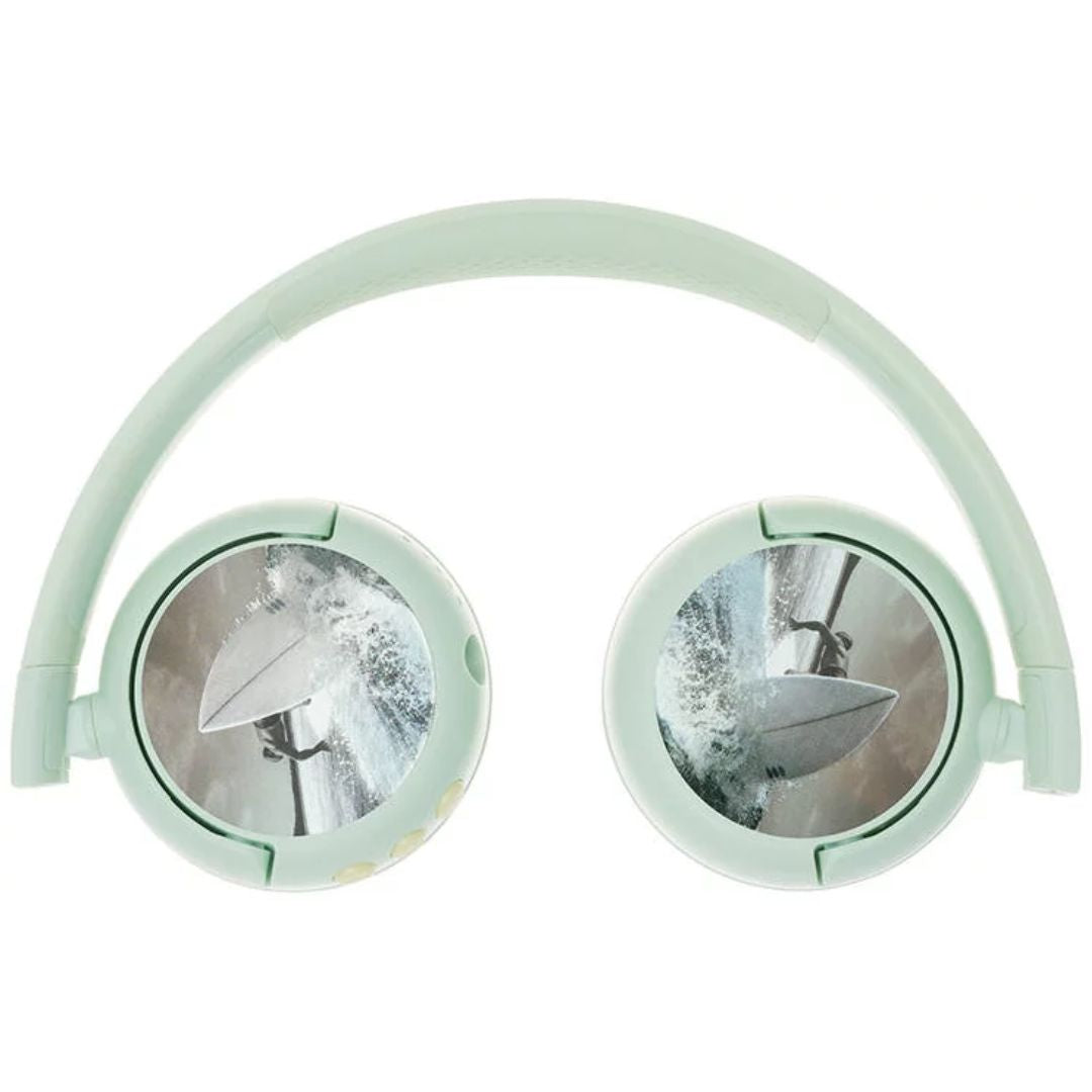 BuddyPhones POPFun Wireless Headphones Mint Green
