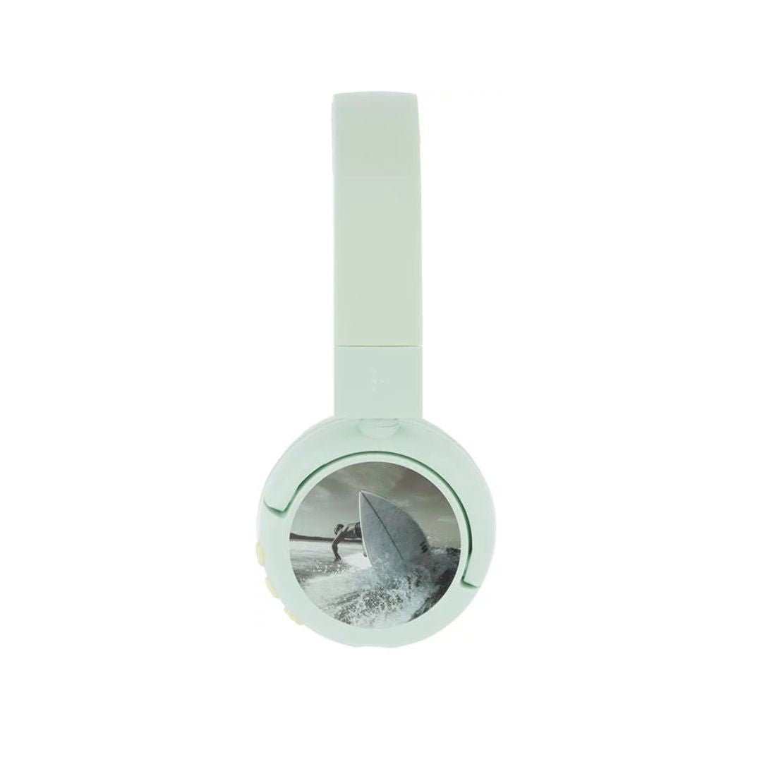 BuddyPhones POPFun Wireless Headphones Mint Green