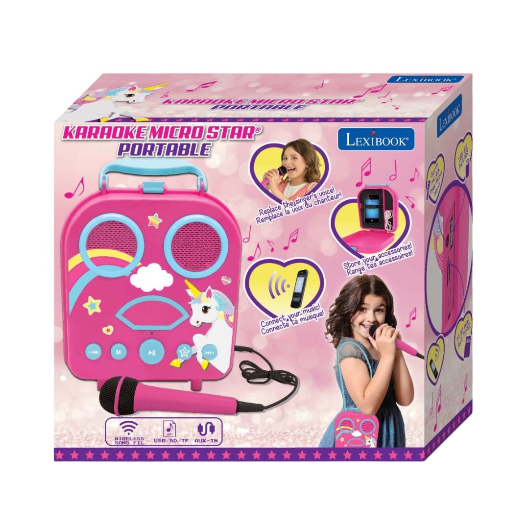 Lexibook Portable Karaoke - Unicorn Design