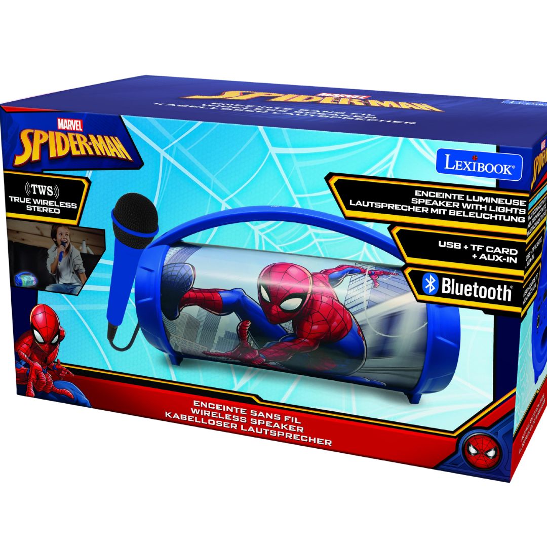 Lexibook Spider-Man Wireless Lighted Bluetooth Speaker