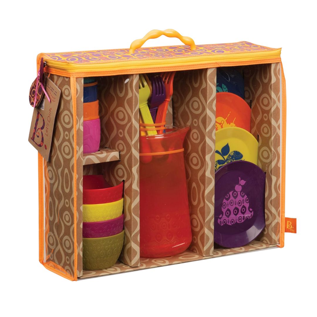 B. toys Let’s Dish Toy Dishes Se