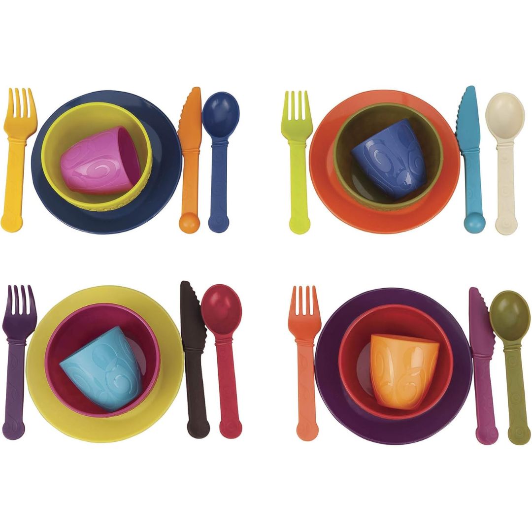 B. toys Let’s Dish Toy Dishes Se