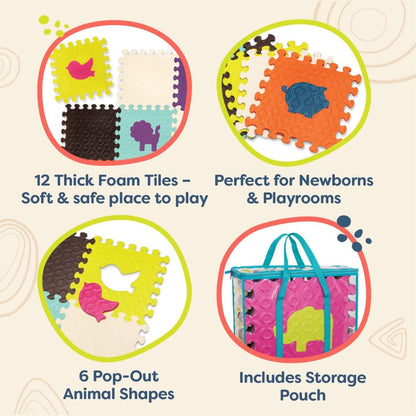 B. toys Animal Floor Mat