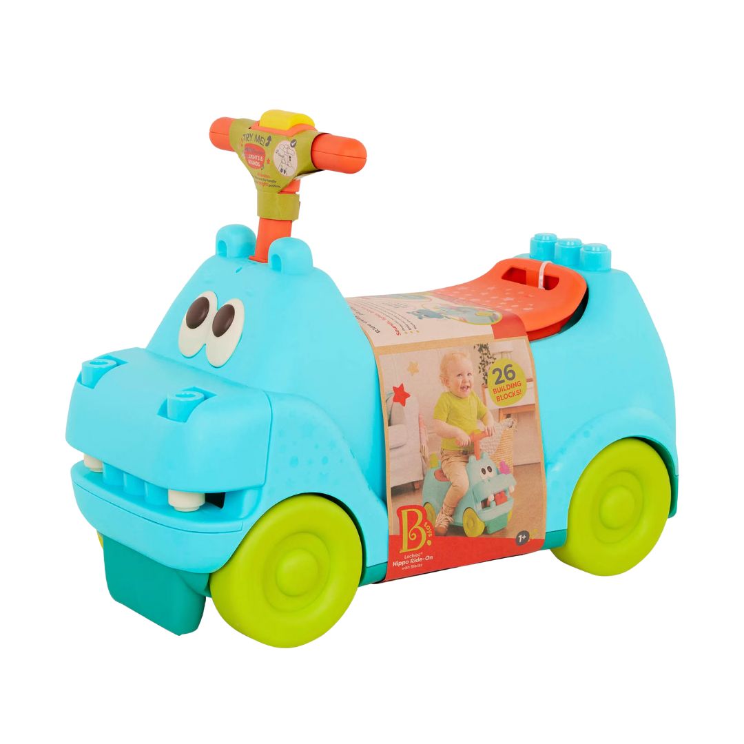 B.Toys Ride-On Toy - Lockblock Hippo