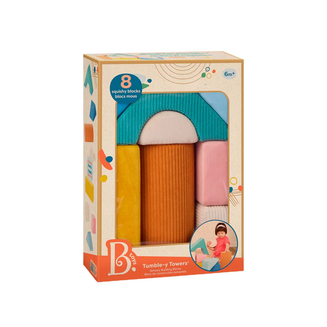 B. toys Sensory Building Blocks Set
