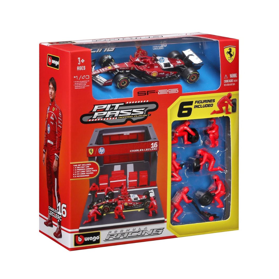 Bburago 1:43 Scale Ferrari Pass Set