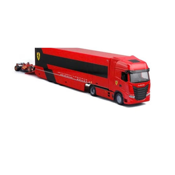 Bburago Racing Transporter with F1 Car