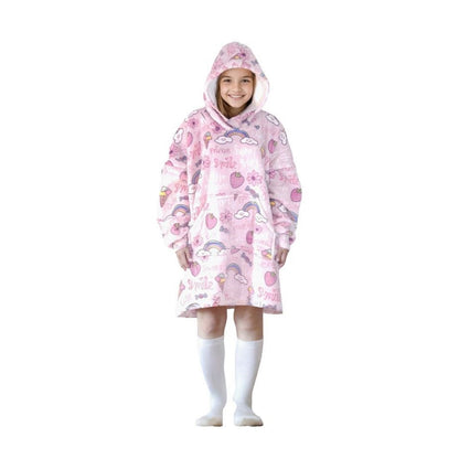 Noxxiez Sweet Print Cuddly Hoodie (XL)