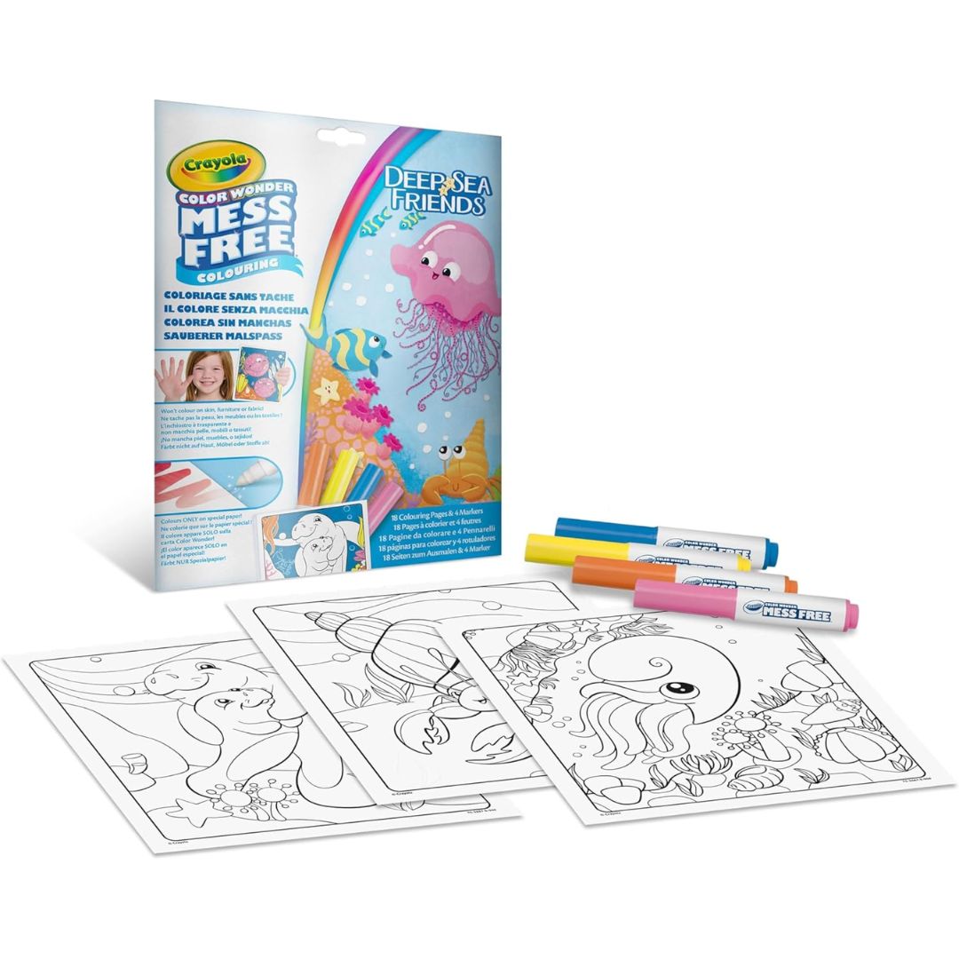 Crayola Color Wonder Sea Animal Coloring Set