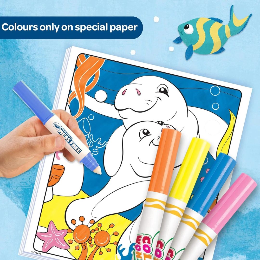 Crayola Color Wonder Sea Animal Coloring Set