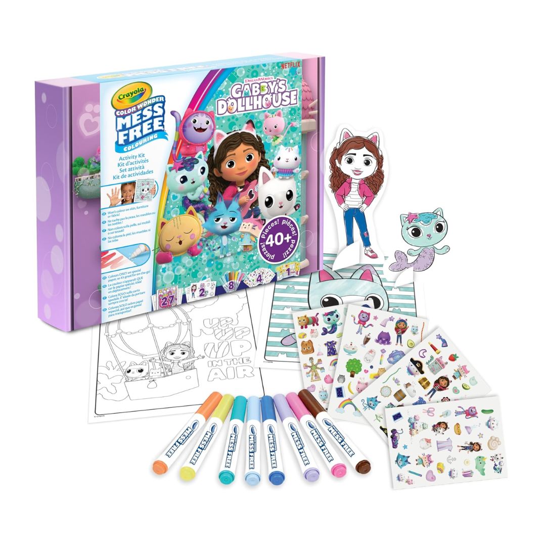 Crayola Color Wonder Activity Kit Gabby's Dollhouse