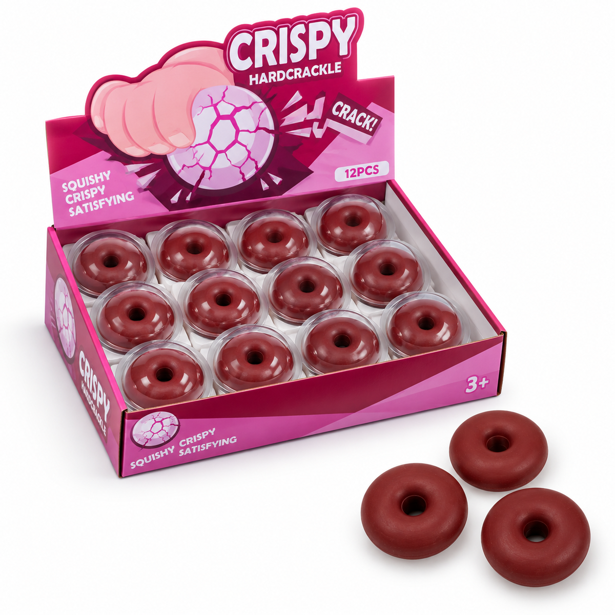 Chocolate Donut Crispy Squishy