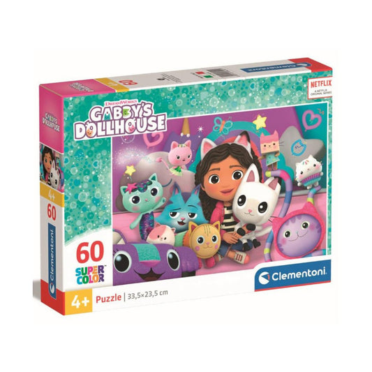 Clementoni Gabby's Dollhouse 60-Piece