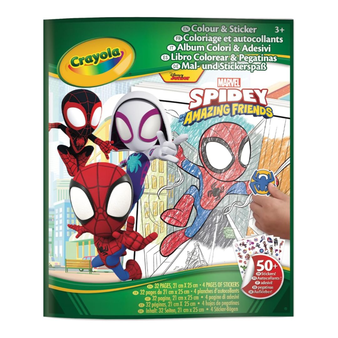 Crayola Marvel Spidey  Color&Sticker