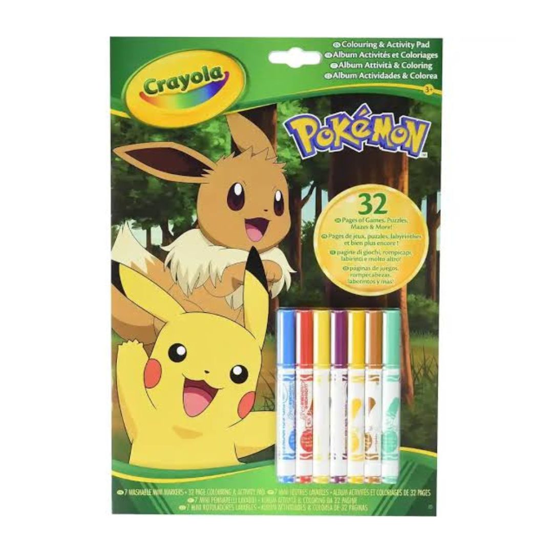 Crayola Pokemon Coloring &Activity Book