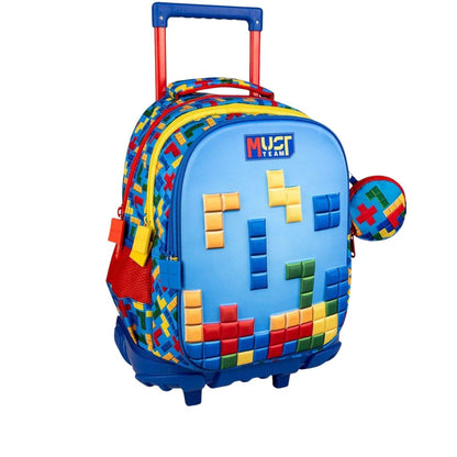 Must School Trolley Backpack Bricks